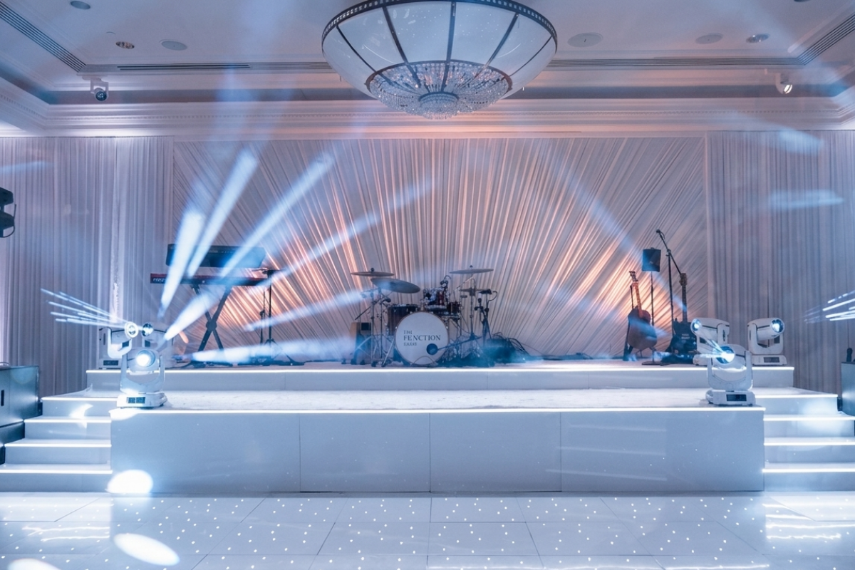 Hand Pinch Pleat Backdrop